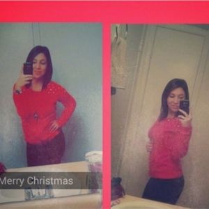 WD.NY | Crew Neck Red Sweater